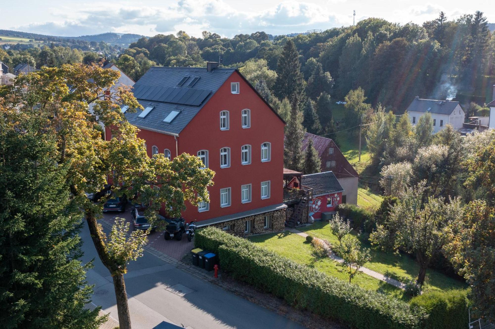 gemütliche Ferienwohnungen im Erzgebrige Sehma Exterior foto